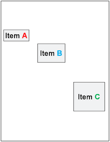 Distribute Horizontal Inside Command Applied to Three Objects Distribute Horizontal Inside Command Applied to Three Objects